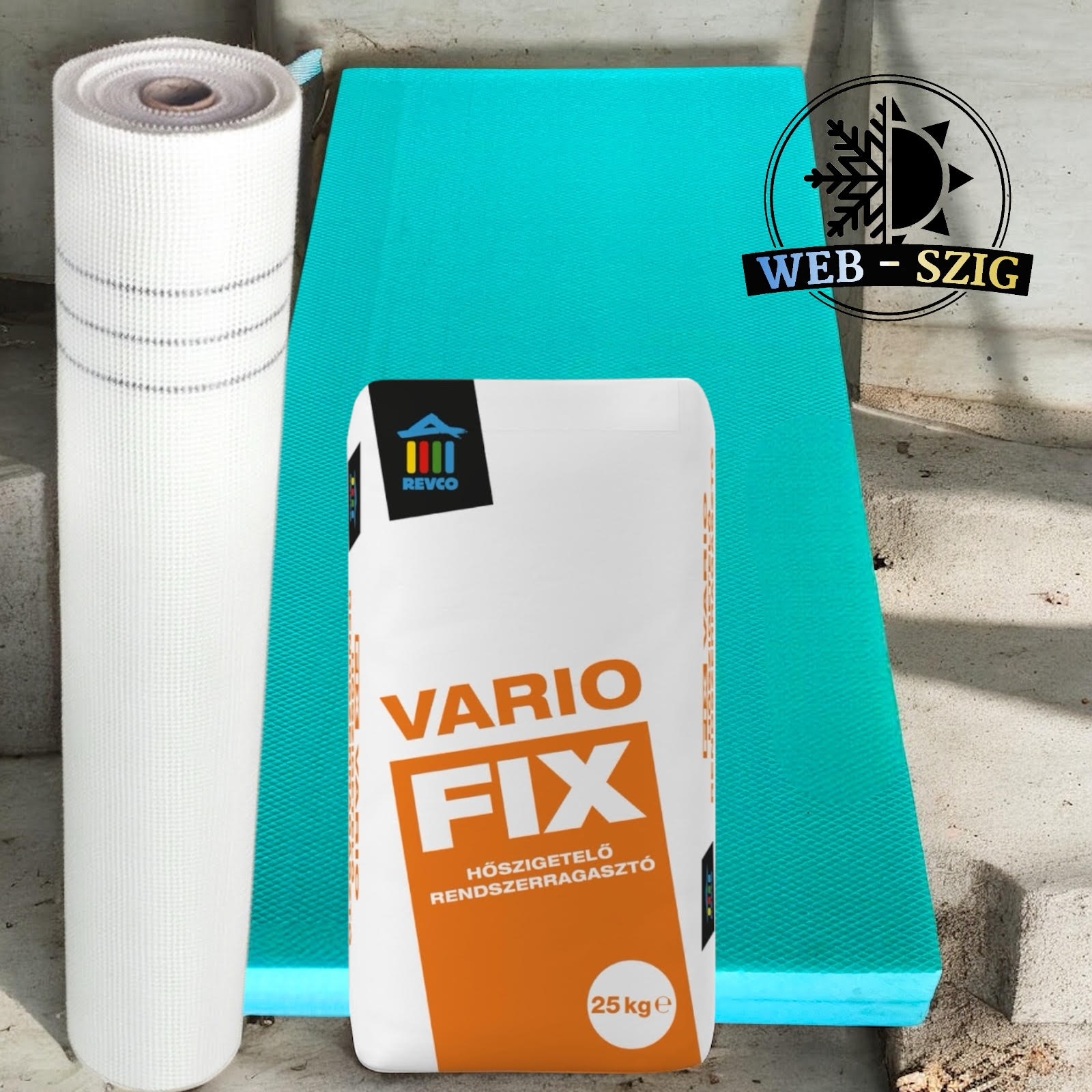 Lábazati hőszigetelő alaprendszer. Lábazatok védelmére és szigetelésére alkalmas.